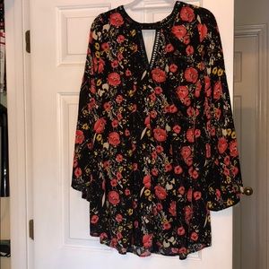 Floral tunic style dress